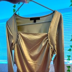 Andrew Marc Gold blouse